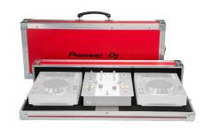 PIONEER PRO250FLT RED FLIGHT CASE PER DUE LETTORI E MIXER COLORE ROSSO