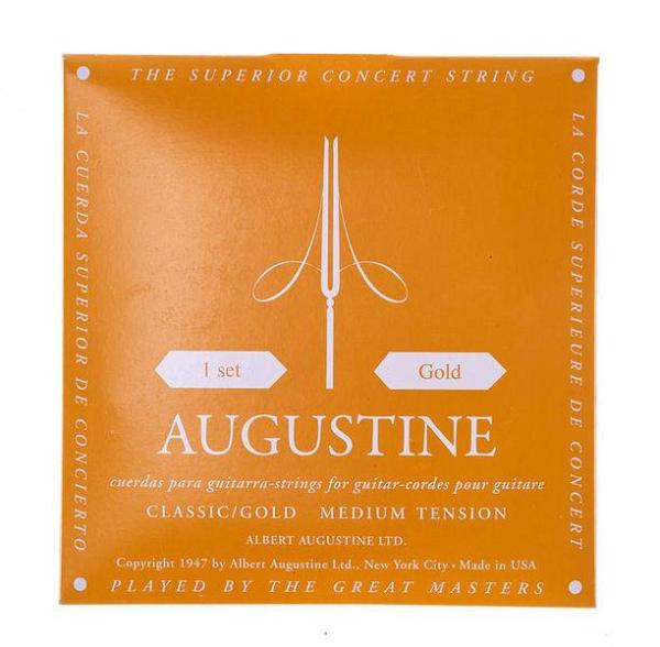 Augustine Classic Gold Standard - Medium Tension - muta di corde per chitarra classica