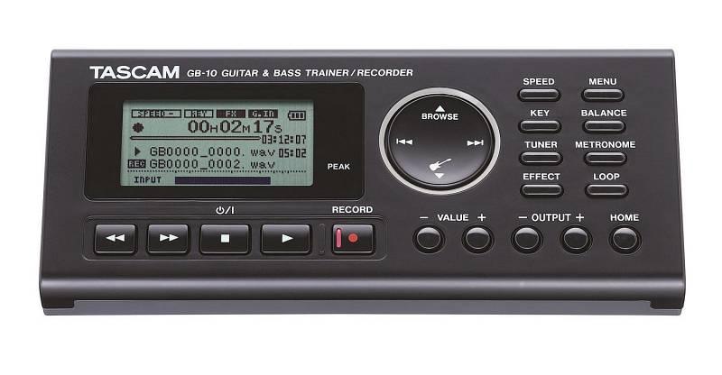 TASCAM GB-10 TRAINER/REGISTRATORE PER CHITARRA E BASSO