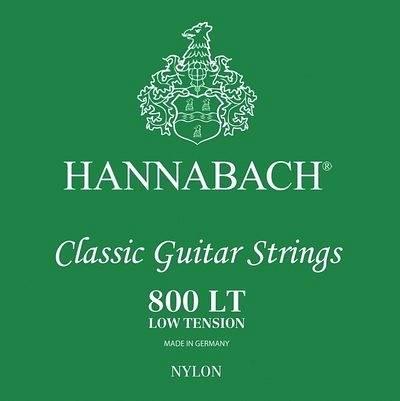 HANNABACH MUTA DI CORDE PER CHITARRA CLASSICA 800 LT TENSIONE BASSA ARGENTATE