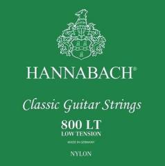 HANNABACH MUTA DI CORDE PER CHITARRA CLASSICA 800 LT TENSIONE BASSA ARGENTATE