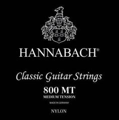 HANNABACH MUTA DI CORDE PER CHITARRA CLASSICA 800 MT TENSIONE MEDIA ARGENTATE