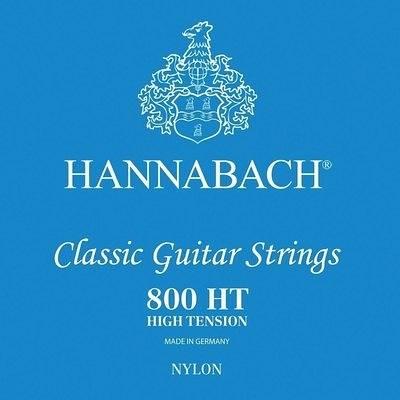 HANNABACH MUTA DI CORDE PER CHITARRA CLASSICA 800 HT TENSIONE ALTA ARGENTATE