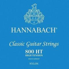 HANNABACH MUTA DI CORDE PER CHITARRA CLASSICA 800 HT TENSIONE ALTA ARGENTATE