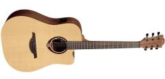 LAG GUITARS TRAMONTANE T70DCE - natural CHITARRA ACUSTICA ELETTRIFICATA TOP ABETE MASSELLO