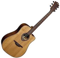 LAG GUITARS TRAMONTANE T170DCE - natural CHITARRA ACUSTICA ELETTRIFICATA TOP CEDRO MASSELLO