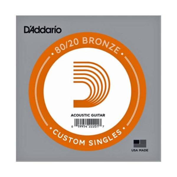 D'Addario BW024 corda singola per chitarra acustica Bronze 80/20