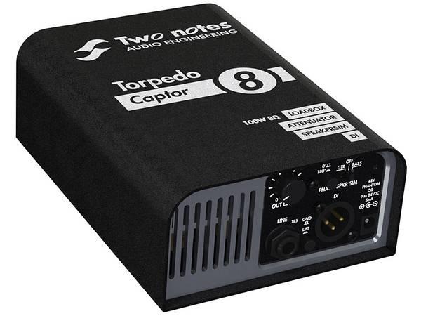 TWO NOTES Torpedo Captor 8 Ohms - Loadbox, attenuatore e simulatore di cassa analogico