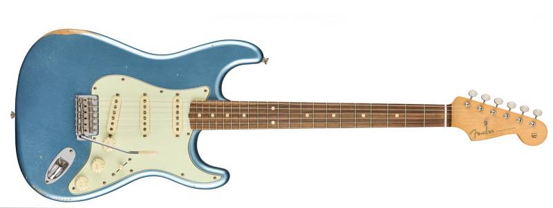Fender Vintera Road Worn 60s Stratocaster Pau Ferro Fingerboard Lake Placid Blue