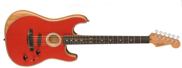 Fender American Acoustasonic Strat Eb Dakota Red