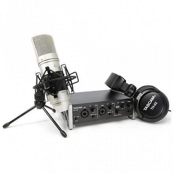 TASCAM US-2X2TP TRACKPACK KIT SCHEDA AUDIO+MICROFONO+CUFFIA