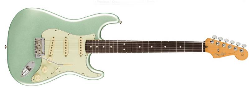 Fender American Professional II Stratocaster®, Rosewood Fingerboard, Mystic Surf Green