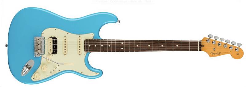 Fender American Professional II Stratocaster® HSS, Rosewood Fingerboard, Miami Blue