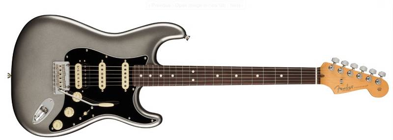 Fender American Professional II Stratocaster® HSS, Rosewood Fingerboard, Mercury