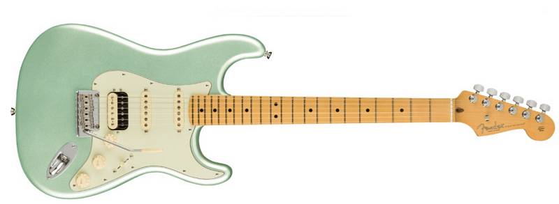 Fender American Professional II Stratocaster® HSS, Maple Fingerboard, Mystic Surf Green