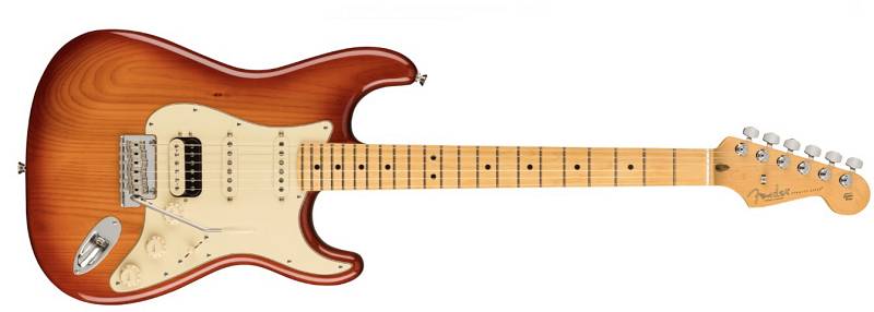 Fender American Professional II Stratocaster® HSS, Maple Fingerboard, Sienna Sunburst
