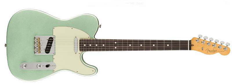 Fender American Professional II Telecaster®, Rosewood Fingerboard, Mystic Surf Green
