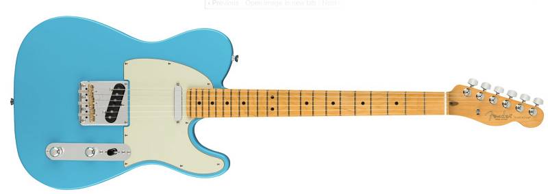 Fender American Professional II Telecaster®, Maple Fingerboard, Miami Blue