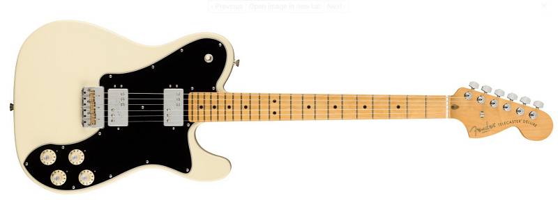Fender American Professional II Telecaster® Deluxe, Maple Fingerboard, Olympic White