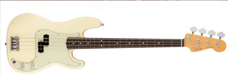 Fender American Professional II Precision Bass®, Rosewood Fingerboard, Olympic White