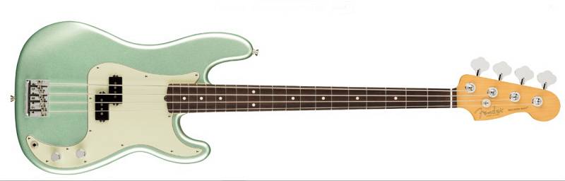 Fender American Professional II Precision Bass®, Rosewood Fingerboard, Mystic Surf Green