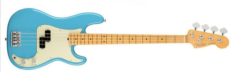 Fender American Professional II Precision Bass®, Maple Fingerboard, Miami Blue
