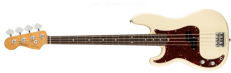Fender American Professional II Precision Bass® Left-Hand, Rosewood Fingerboard, Olympic White