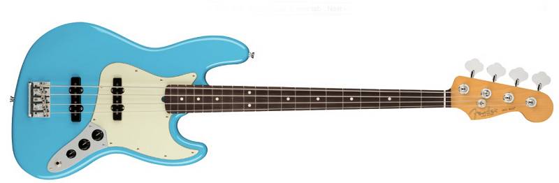 Fender American Professional II Jazz Bass®, Rosewood Fingerboard, Miami Blue