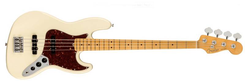 Fender American Professional II Jazz Bass®, Maple Fingerboard, Olympic White