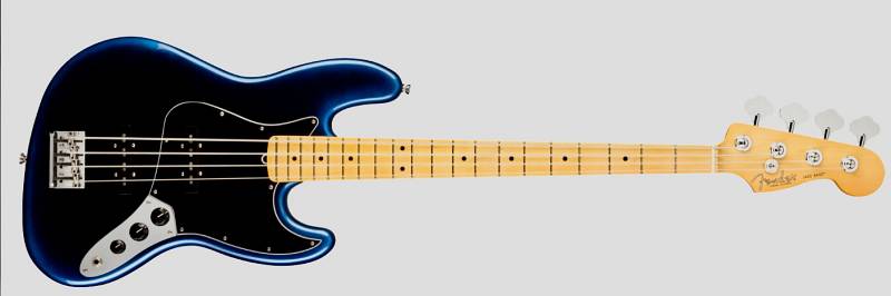 Fender American Professional II Jazz Bass®, Maple Fingerboard, Dark Night