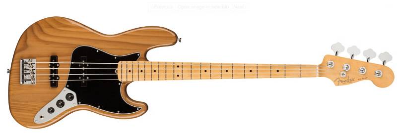 Fender American Professional II Jazz Bass®, Maple Fingerboard, Roasted Pine