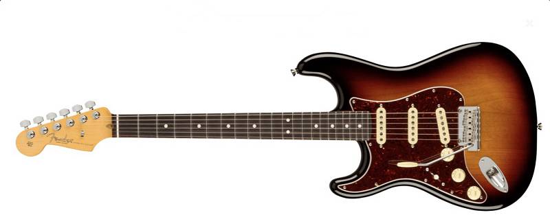 Fender American Professional II Stratocaster® Left-Hand, Rosewood Fingerboard, 3-Color Sunburst