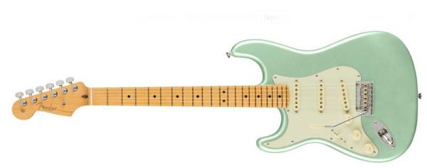 Fender American Professional II Stratocaster LH MN Mystic Surf Green