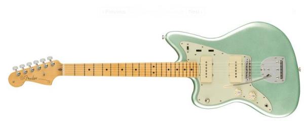 Fender American Professional II Jazzmaster LH MN Mystic Surf Green