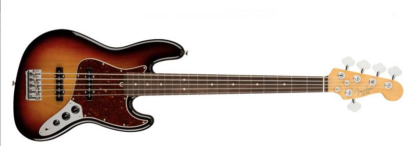 Fender American Professional II Jazz Bass® V, Rosewood Fingerboard, 3-Color Sunburst