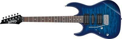 Ibanez GRX70QA-L-TBB Transparent Blue Burst MANCINA