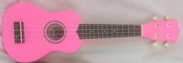 DAM UKULELE SOPRANO UK229PK CON BORSA - COLORE ROSA