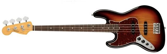 Fender American Professional II Jazz Bass® Left-Hand, Rosewood Fingerboard, 3-Color Sunburst