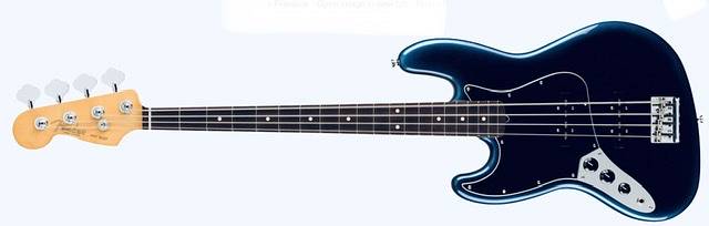 Fender American Professional II Jazz Bass® Left-Hand, Rosewood Fingerboard, Dark Night