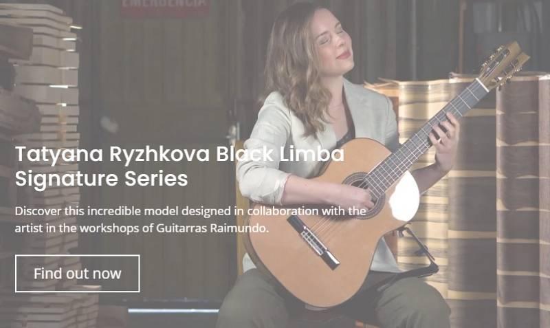 Raimundo Tatyana Ryzhkova Black Limba S chitarra classica signature