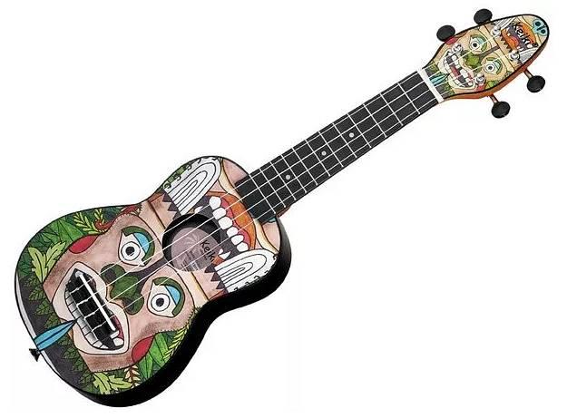 Keiki K2-TM ukulele soprano colorato