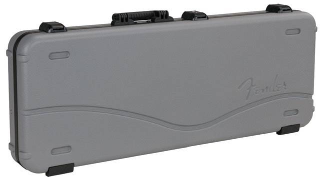 Fender Deluxe Molded Strat/Tele Case, Silver/Blue