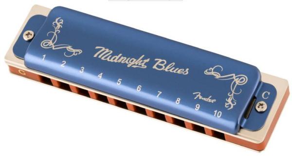 Fender Midnight Blues Harmonica Key of C