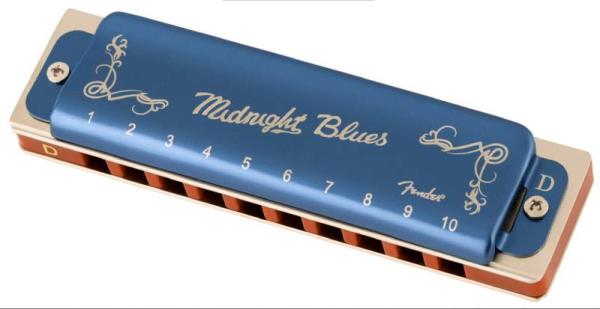 Fender Midnight Blues Harmonica Key of D