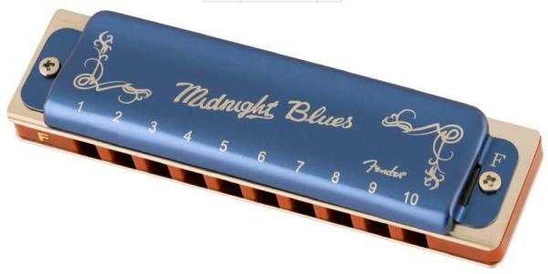 Fender Midnight Blues Harmonica Key of F