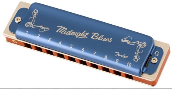 Fender Midnight Blues Harmonica Key of G