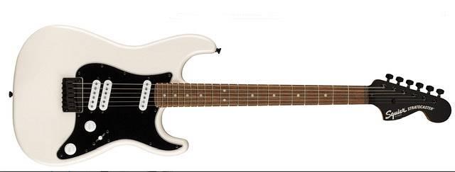 Squier by Fender Contemporary Stratocaster Special HT LRL Black Pickguard Pearl White