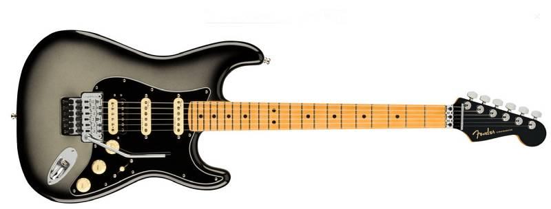 Fender American Ultra Luxe Stratocaster Floyd Rose HSS MN Silverburst