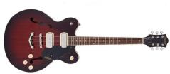 Gretsch G2622-P90 Streamliner Center Block Double-Cut P90 LRL Claret Burst