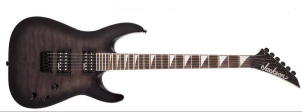 Jackson JS Series Dinky Arch Top JS32Q DKA HT Amaranth Fingerboard Transparent Black Burst